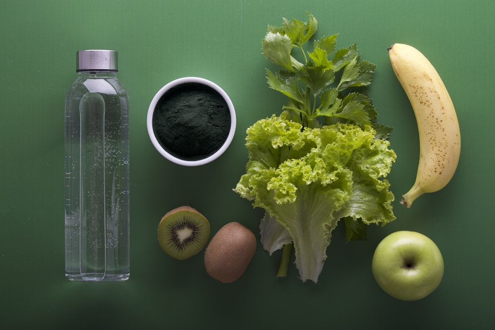 Fresh greens, fruit, and hydration for everyday health